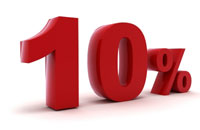 10% kedvezmény